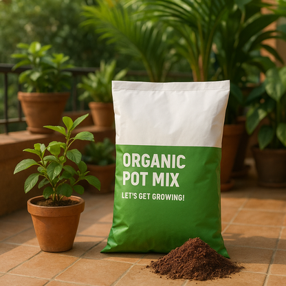 🌱 Organic Pot Mix – 50% OFF