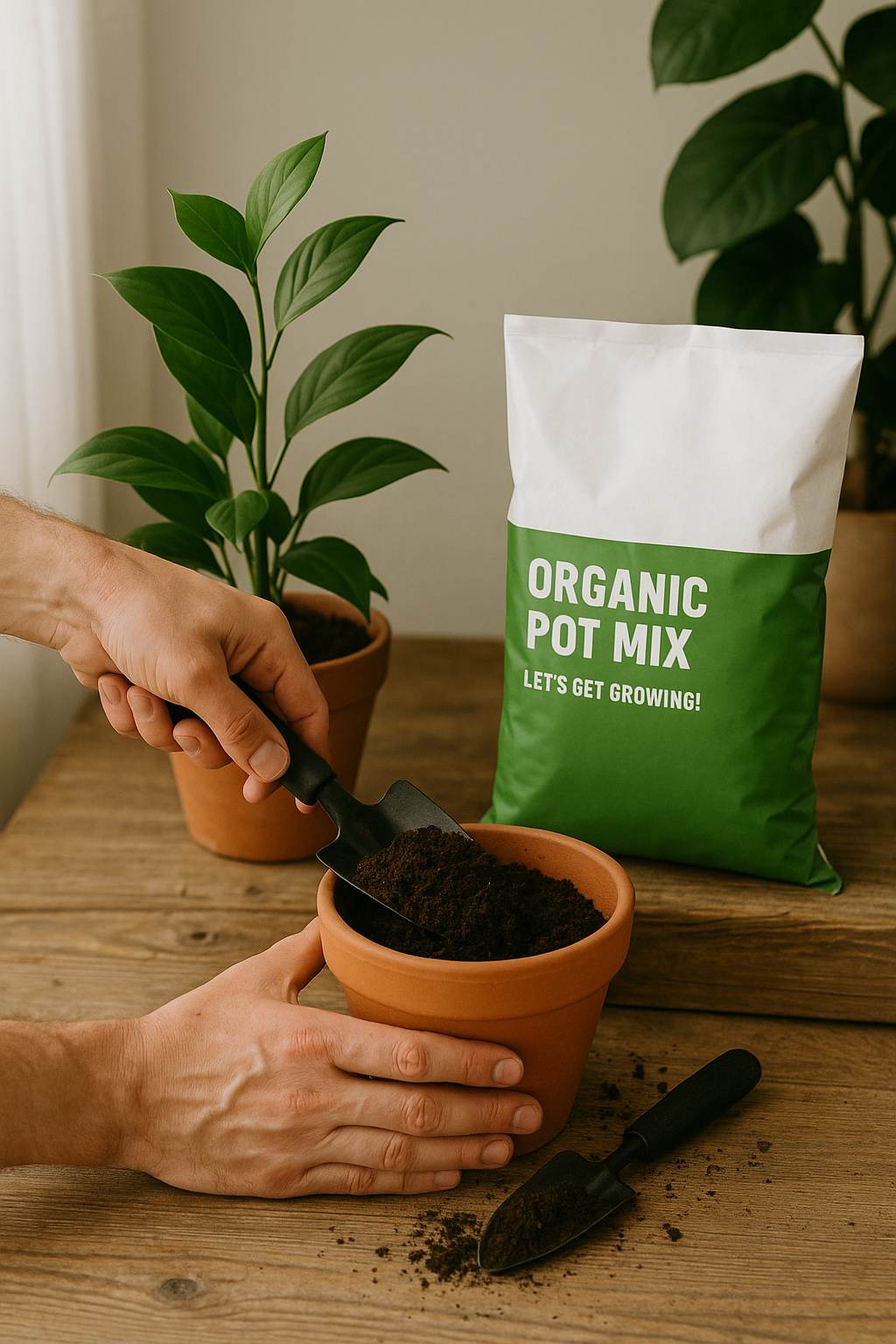 🌱 Organic Pot Mix – 50% OFF