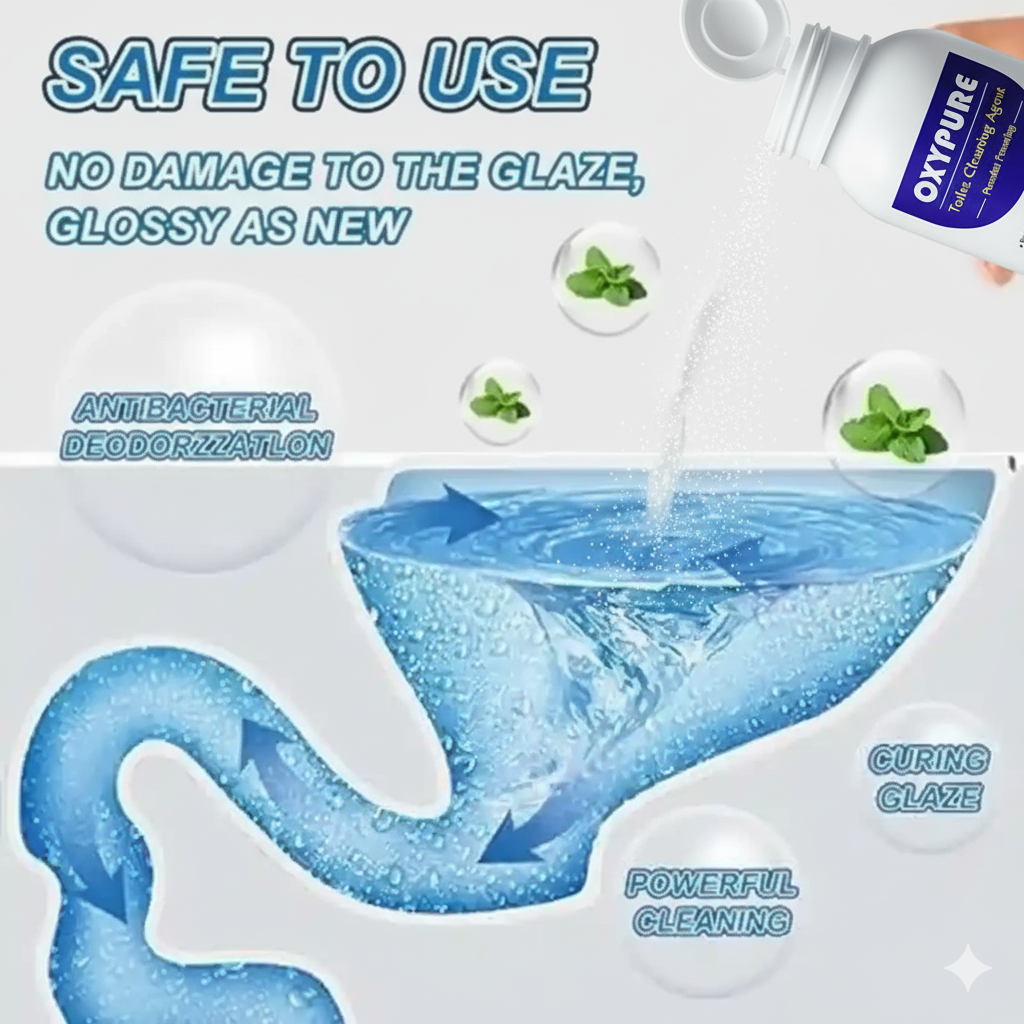 💥 Buy 1 Get 1 FREE 💥 OxyPure Toilet Cleaning Agent